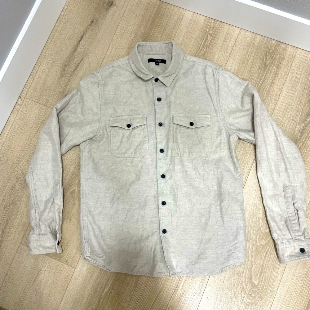 DSTLD | M | Gray | Button Up